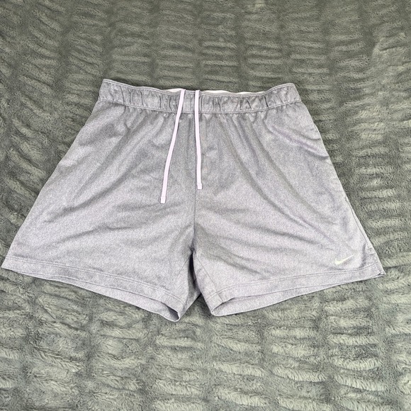 Nike Pants - Nike Womens Dri-FIT Heathered Purple Athletic Training Shorts Size Large AN868